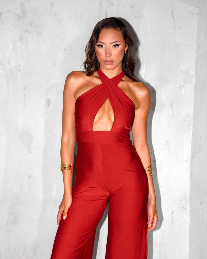 Wide-Leg Halter