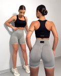 Biker shorts push up|Grey Biker shorts push up|Grey