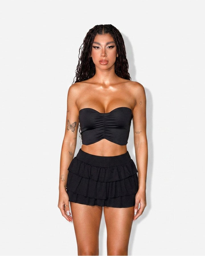 Layered ruffle
