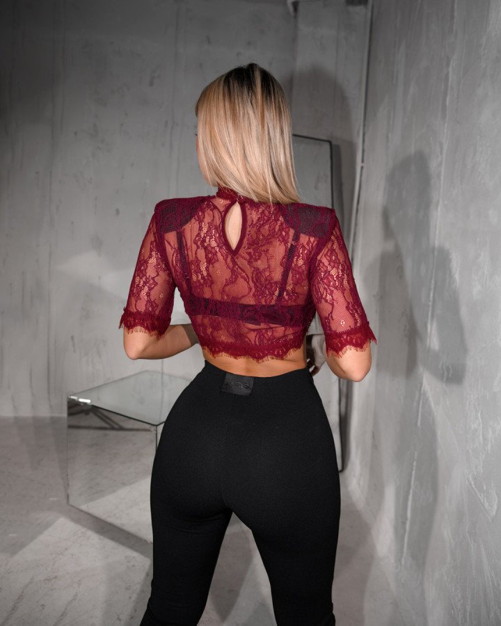 Crop-top Transparent