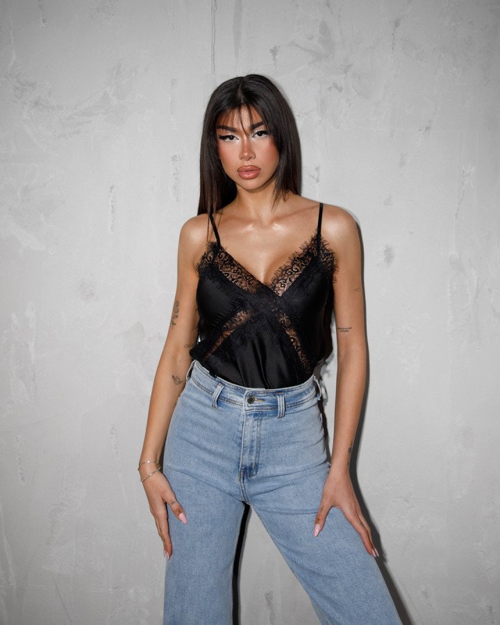 Satin top