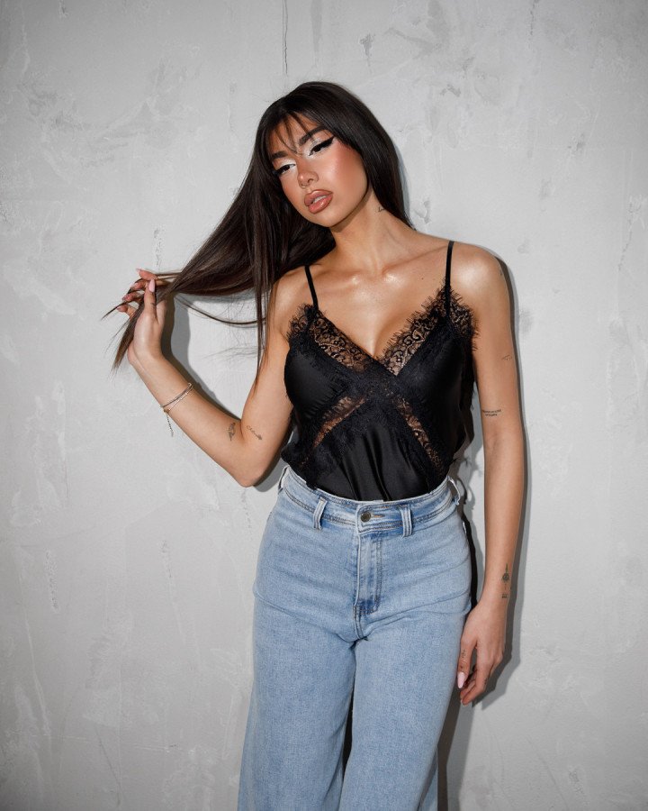 Satin top