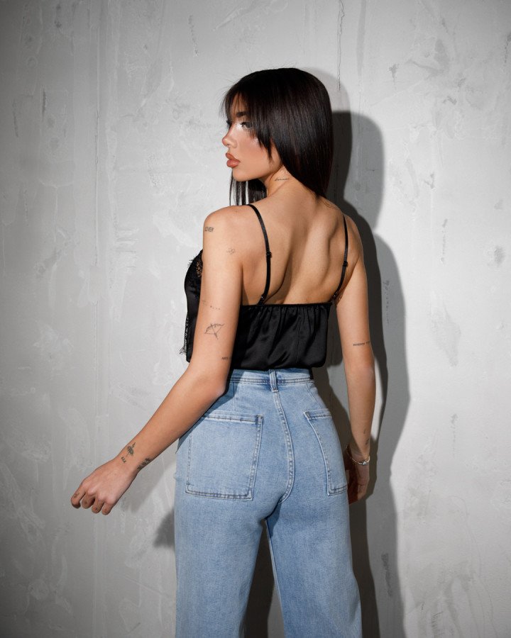 Satin top