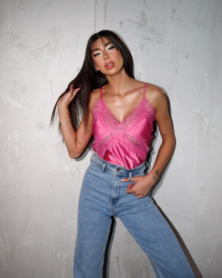 Satin top