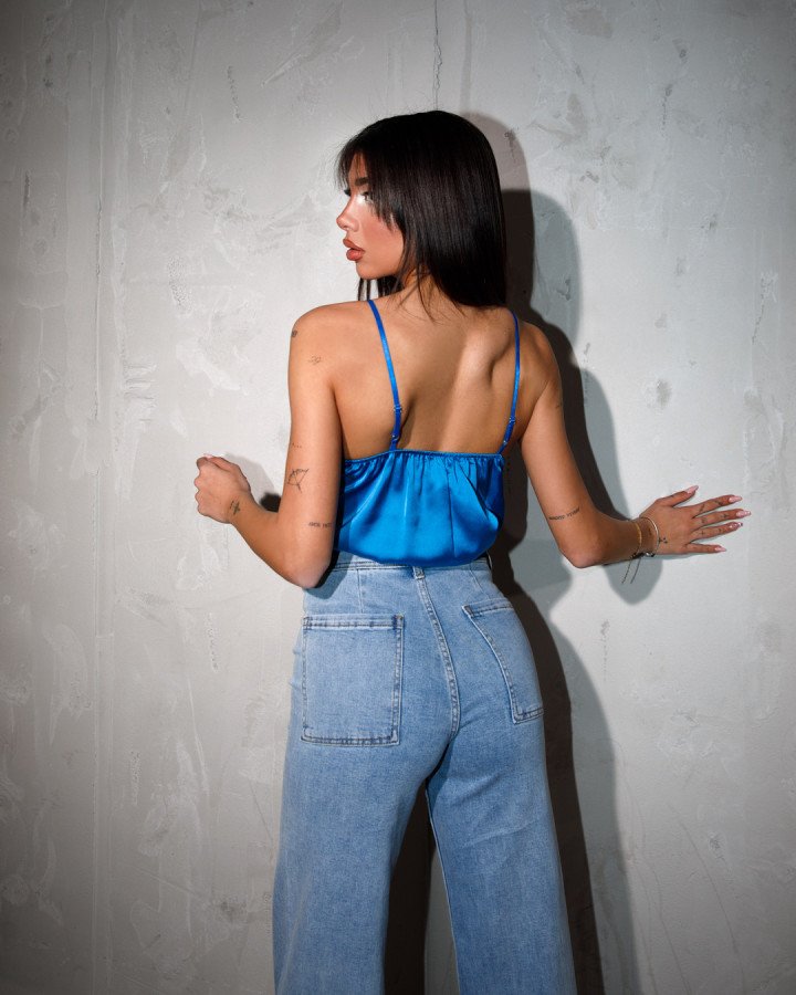 Satin top