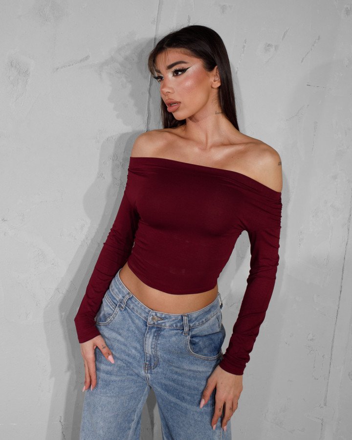 Top off-the-shoulder