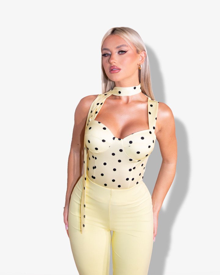 Polka-Dot Corset