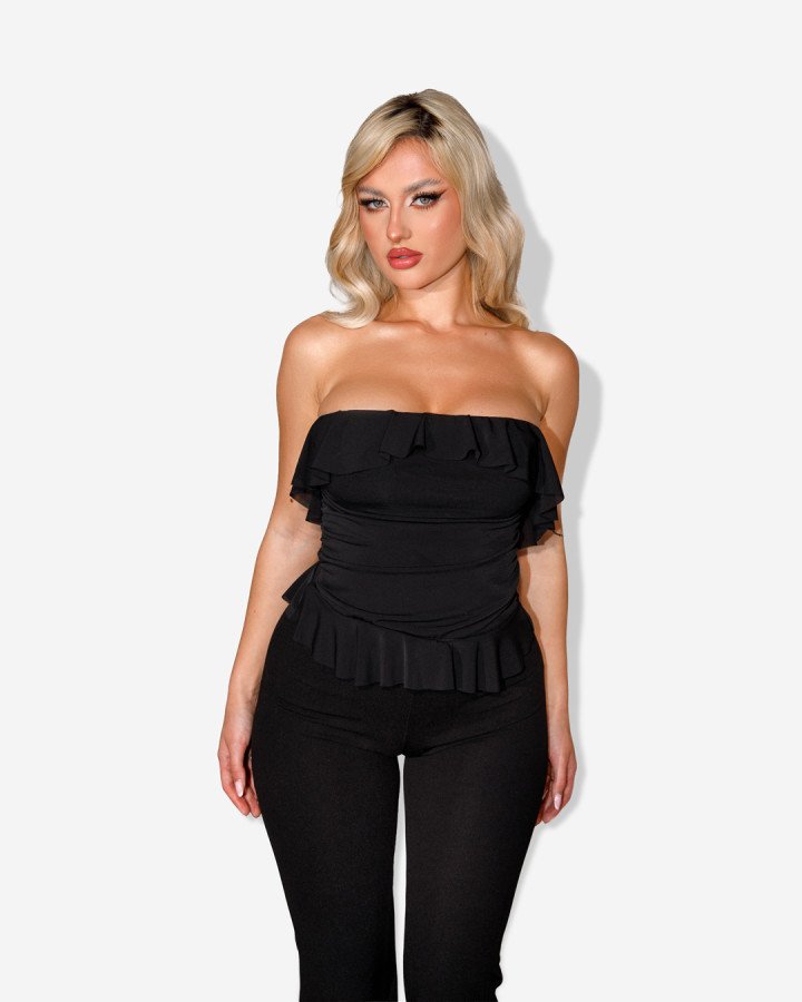 Strapless top