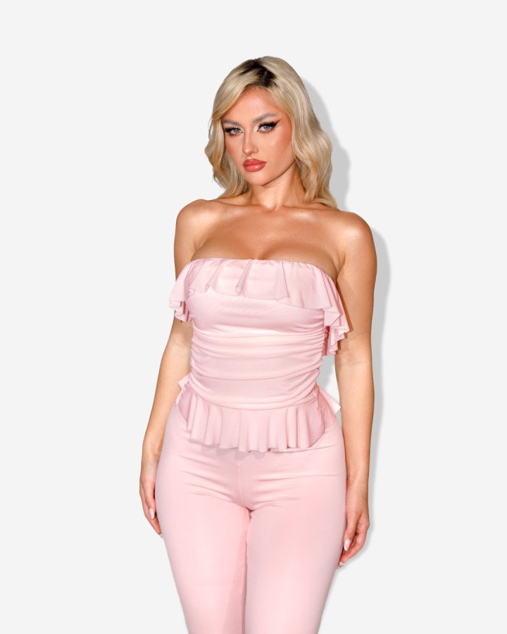 Strapless top