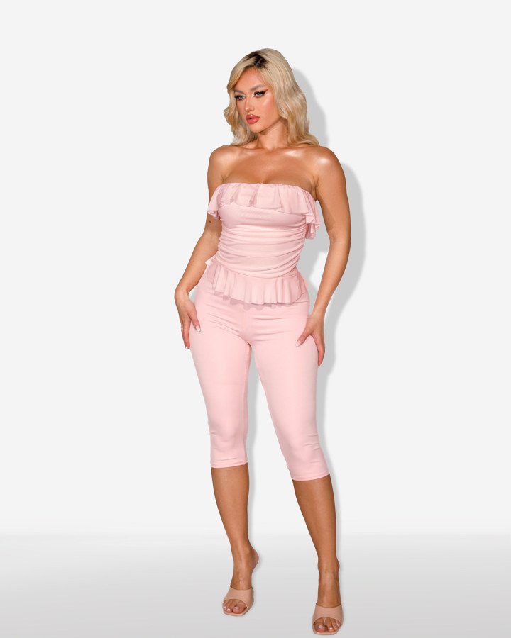 Strapless top