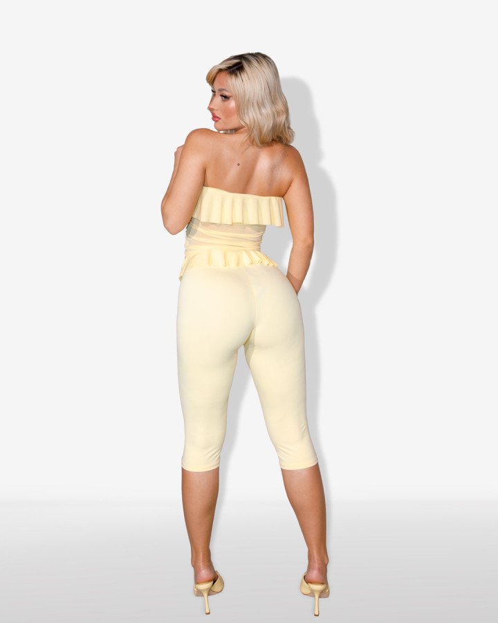 Strapless top