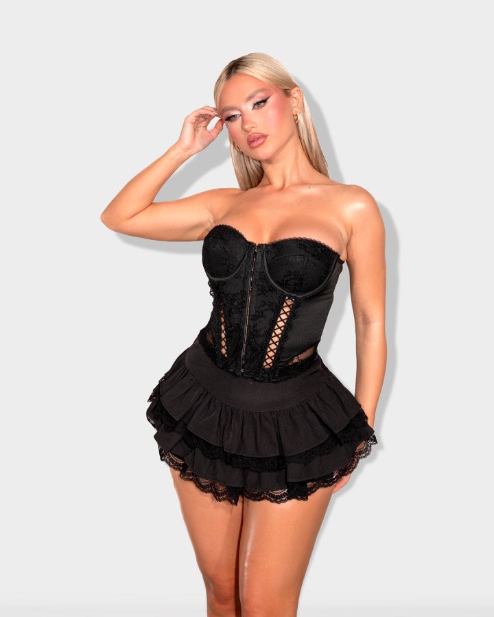 Lace bustier