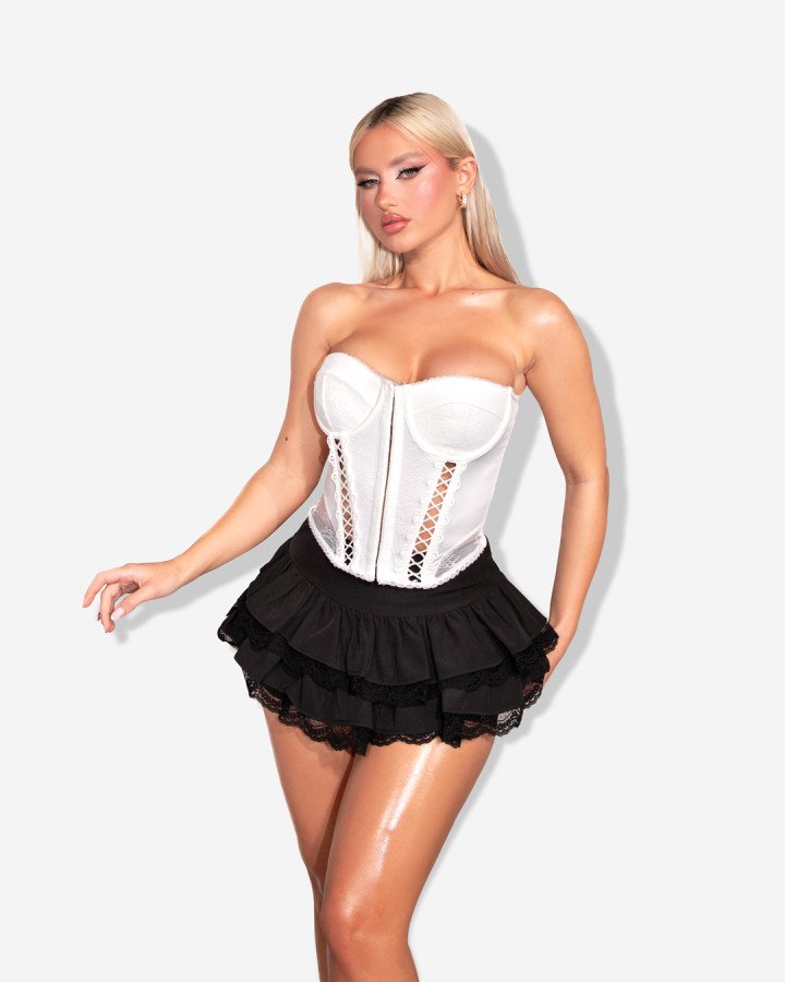 Lace bustier