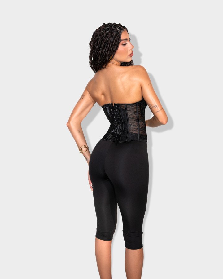 Lace strapless