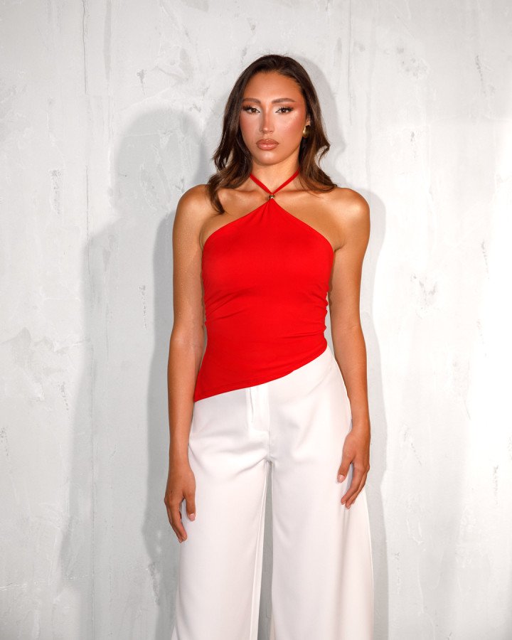 Halter-neck top