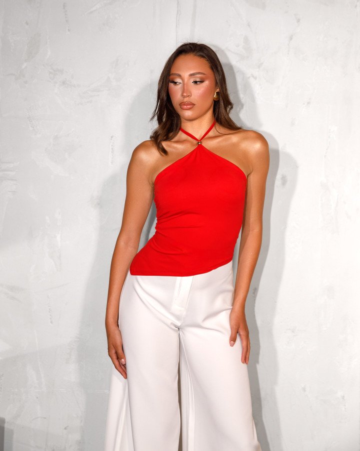 Halter-neck top