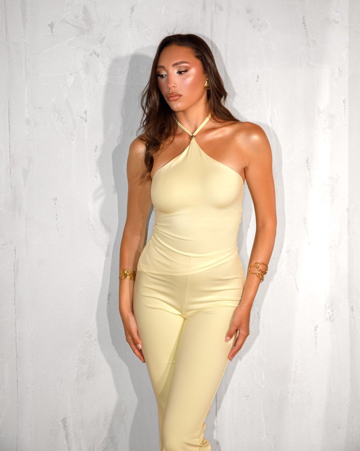 Halter-neck top