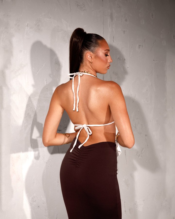 Halter-neck top