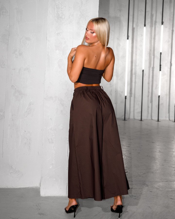Zip-culotte trousers