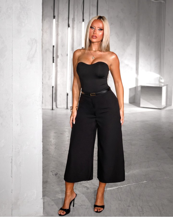 Zip-culotte trousers